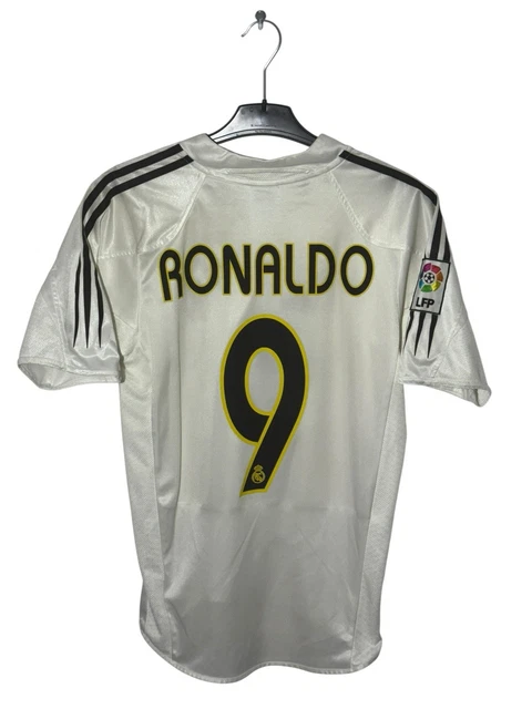 ADIDAS REAL MADRID 2004-2005 Ronaldo #9 Siemens Camiseta Jersey