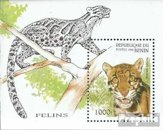 Benin Block19 (kompl.Ausg.) postfrisch 1996 Wildkatzen