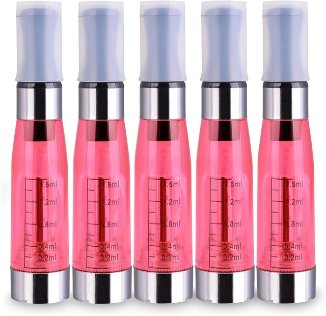 5 x Electronic Shisha Pipe CE4 Clearomizer 510 Ego Thread E Cigarette 1.6ml UK