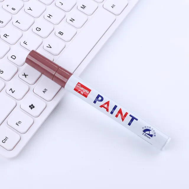 12 Colorful Waterproof Permanent Paint Pen Tire Metal Outdoor Marking Ink Marke√