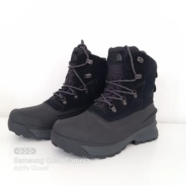 THE NORTH FACE Chilkat V Lace Waterbroof Boots Black and Asphalt Gray