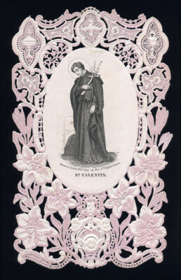 santino merlettato-holy card-canivet S.VALENTINO bouasse lebel 