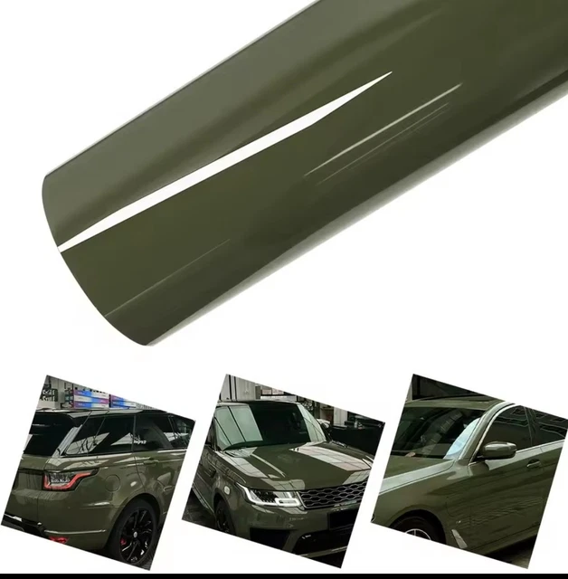 Film Adhésif Vinyle Vert Cristal Pour Voiture/Moto - Habillage Carrosserie PET