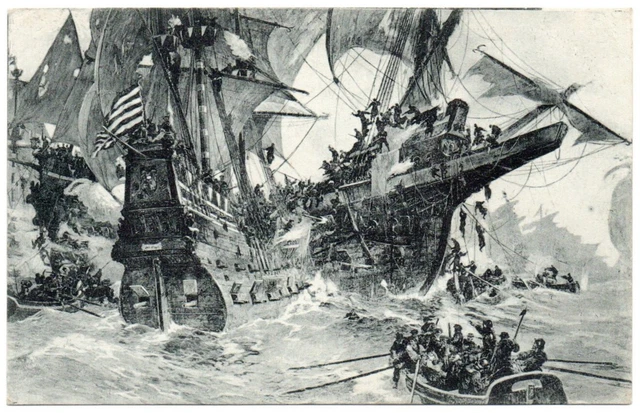 SCHLACHTENGEMÄLDE SEESCHLACHT BEI Gotland Rathaus zu Lübeck EUR 1,00