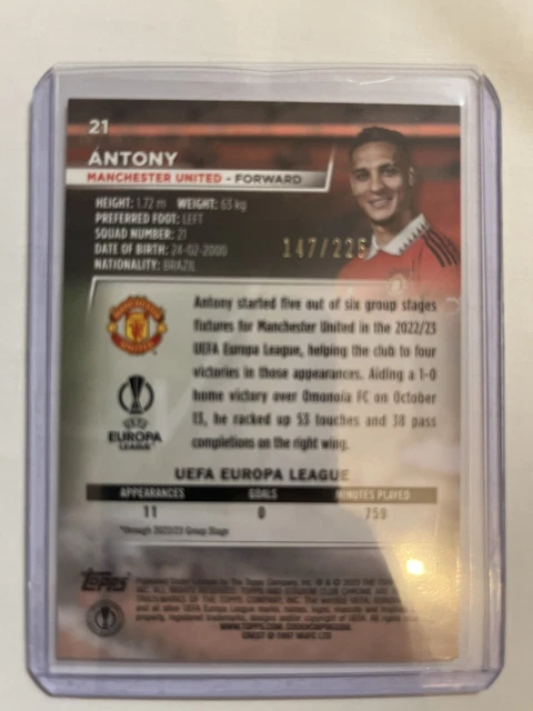 Topps Stadium Chrome Anthony /225 2