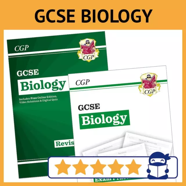 GCSE Biology Revision Guide Bücher Paket für 2024 Prüfungen - mit Antworten - NEU