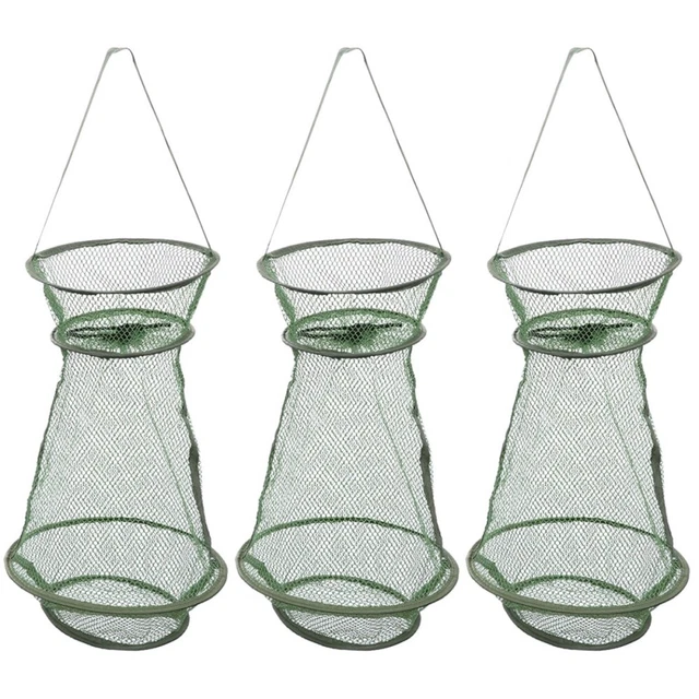 3 pcs Durable Angeln Zubehör Fischernetz Für Crawfish Garnelen