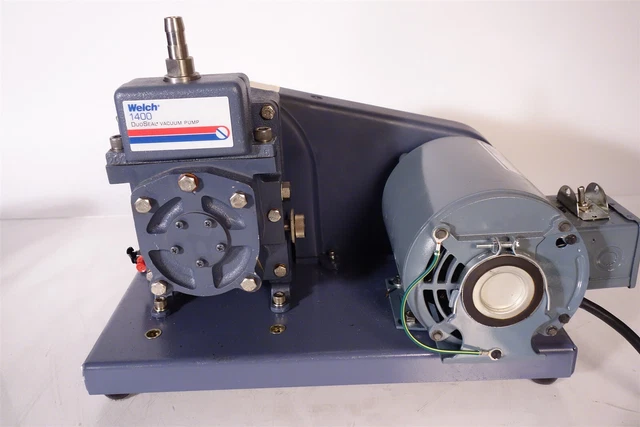 Welch 1400 DuoSeal 0.9 cfm 0.1 Micron 2-Stage Vacuum Pump Very Clean, Excellent