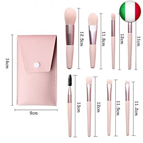 GeekerChip Pennelli Make Up Professionali Set,8 Pezzi Set Pennelli da 2