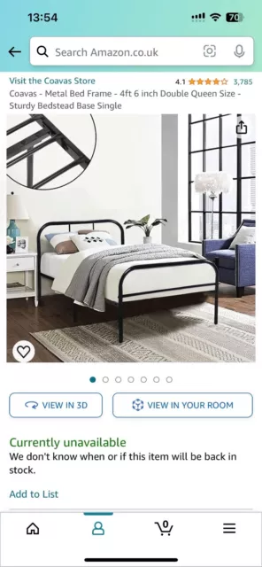 black metal single bed frame