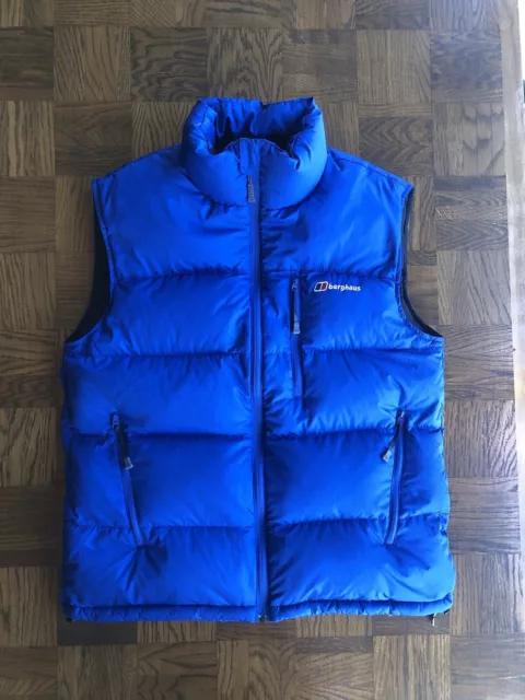 Berghaus Mens Down Puffer Gilet Vest Body Warmer - Large - Blue