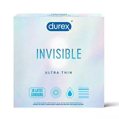 20/30/50 Durex Invisible Super Ultra Thin Condoms Highly Sensitive