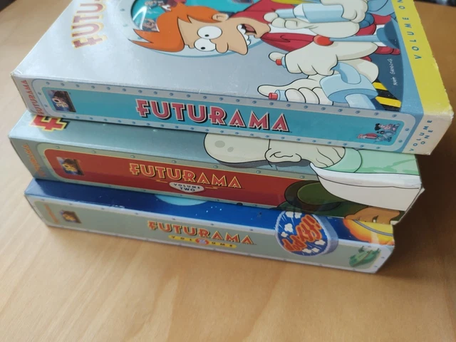 LOT OF 3 FUTURAMA DVD Box Set Vol. 1 2 3 Futurama Animation TV Series ...