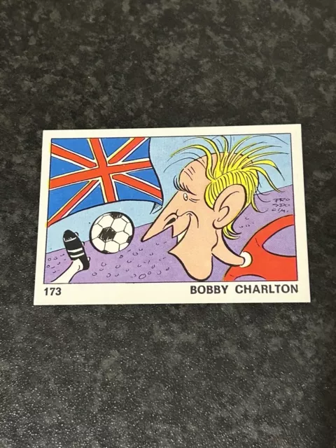 1973 OK VIP PANINI BOBBY CHARLTON MAN UTD ENGLAND #173 *RARE* Excellent