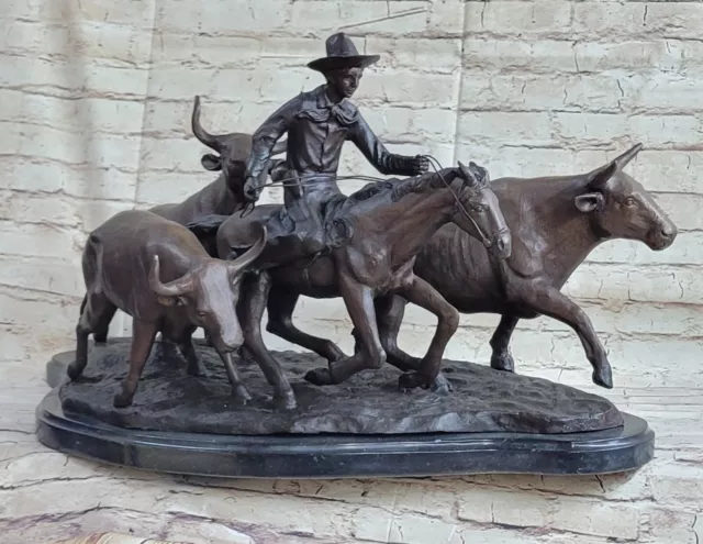 85 LBS Massive Remington Cowboy and Bulls "Stampede" Hot Cast Genuine