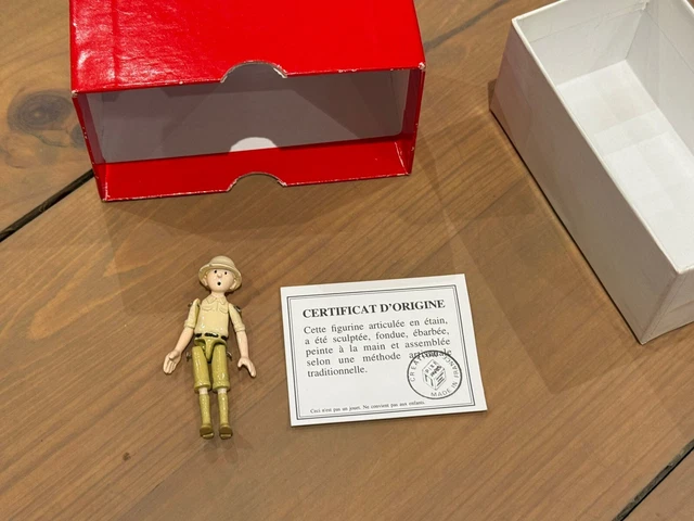 HERGÉ. Tintin. Tintin congo articulée, figurine Pixi référen