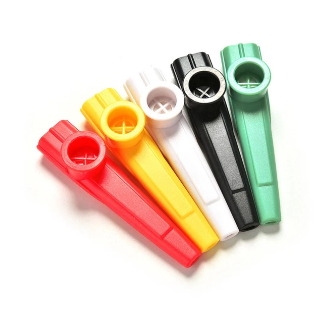 Lot de 5 Kazoo en Plastique Instrument Musique