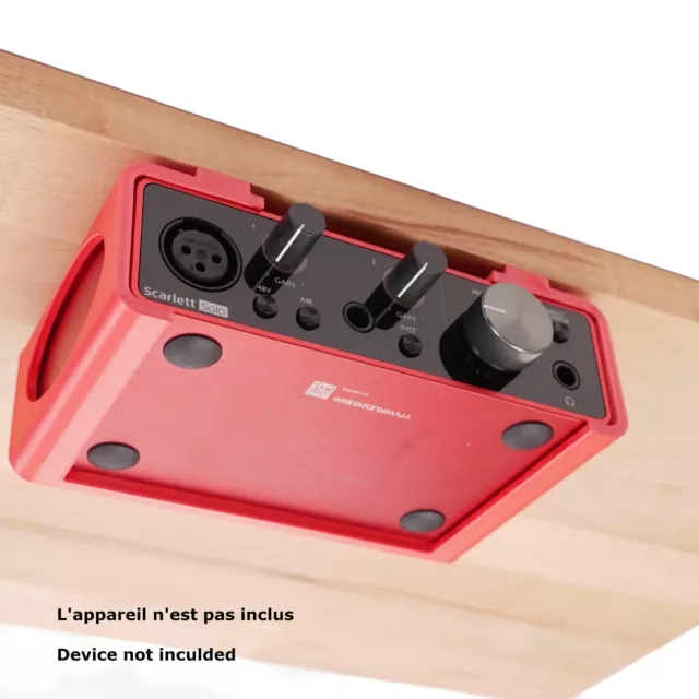 Focusrite Scarlett SOLO 3éme Gén- Support de montage sous tablette/Bureau