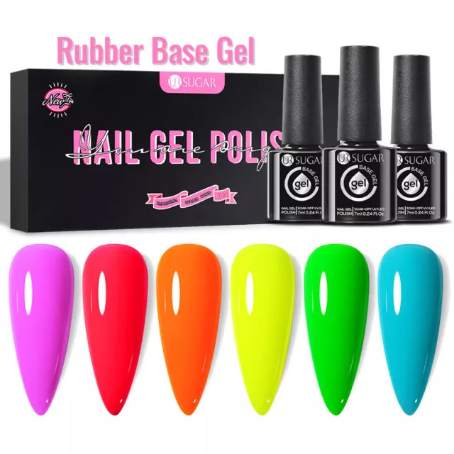 UR SUGAR 6pcs/Set Color Gel Polish Soak Off UV LED Lamp Nail Art Maniküre Gel