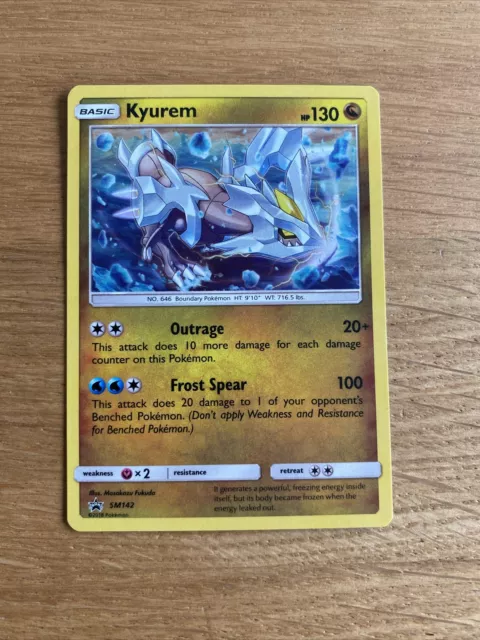 Pokemon TCG Black Star Promo Kyurem Holo SM142