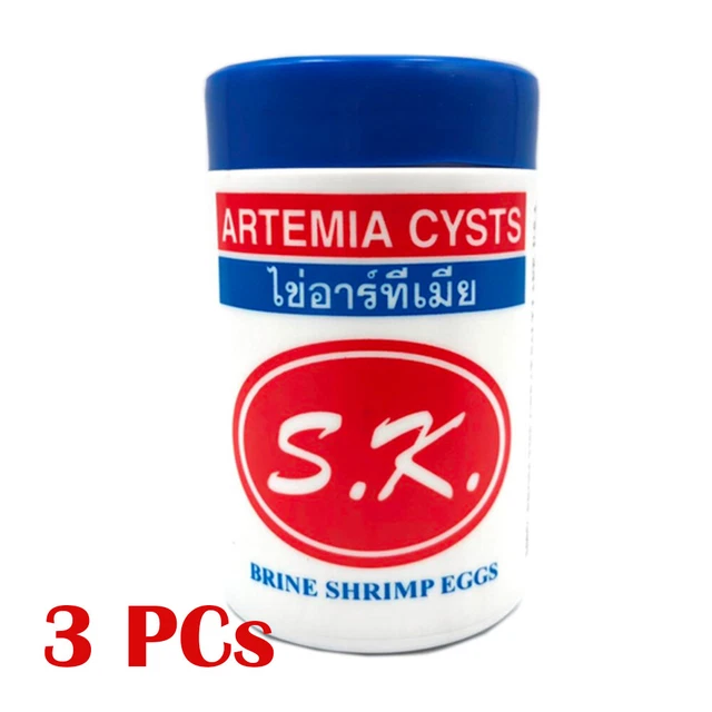 150g Brine Shrimp Eggs Artemia Cysts 90% Hatch Shrimp Fish Killifish Betta Guppy