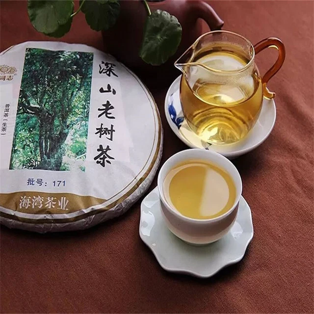 500g Ancient Mt. Old Tree * Haiwan Old Comrade Puer Raw Lao Tong Zhi Tea