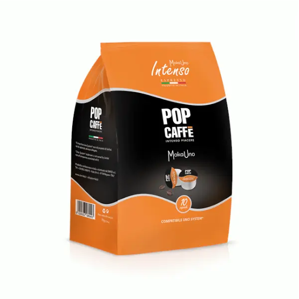 N.300 Capsules Pop Café Moka Ein Intenso Compatible avec Machines UNO SYSTEM
