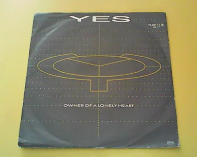 45 Tours Sp Yes Owner Of A Lonely Heart Warner 79 9817 7 De 1983