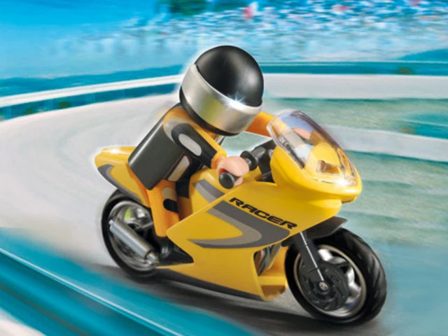 Pièce De Rechange Playmobil Moto Enduro 4426 - Accessoire Vintage, Occasion
