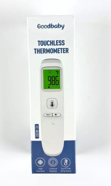 Termómetro digital sin contacto frente GoodBaby escáneres de temperatura táctiles gratuitos para niños