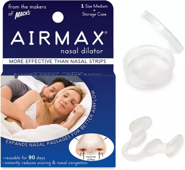 AIRMAX Nasal Dilator for Better Sleep - Natural, Comfortable, Anti Snoring...