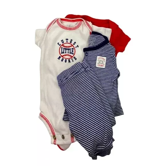 Carter's Just One You Baby Layette Set Baseball Sports Size Newborn