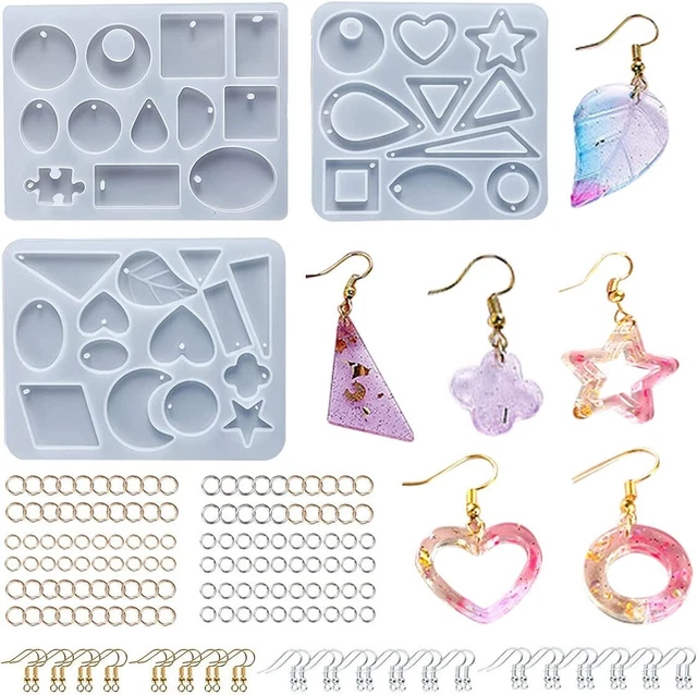 143 pcs Resin Silikonform,Silikon Formen Epoxid,Kunstharz,Epoxidharz Formen Set