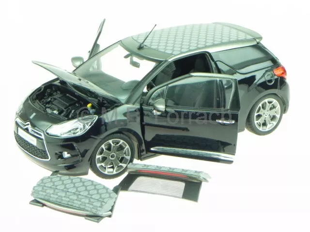 Citroen DS3 DS 3 Cabrio noir 2013 véhicule miniature 181545 Norev 1/18