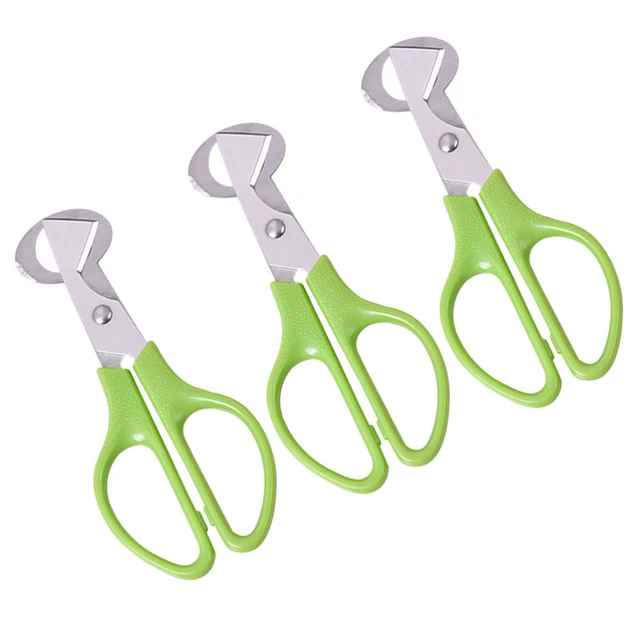 3 Pcs Uovo Forbici Per Uova Di Quaglia Forbici Pesanti Macchina A Conchiglia