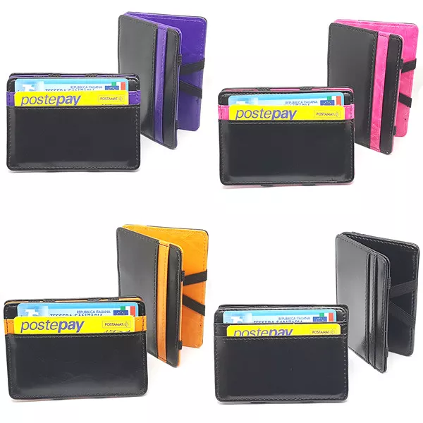 Porta Carte Magico PORTAMONETE Portafoglio MAGIC portacarte WALLET py