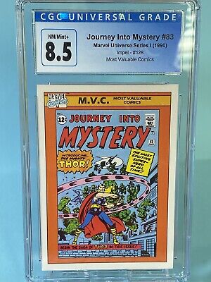 1990 Impel Marvel Universe MVC Journey Into Mystery #83 Graded CGC 8.5 NM-MT+