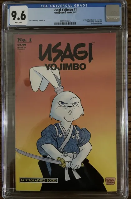 Usagi Yojimbo #1 CGC 9.6 1987 Stan Sakai 1st Ongoing Title
