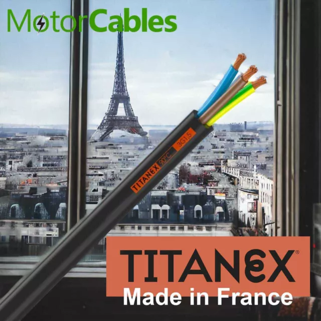 Coil of Nexans TitanEx H07RN-F 3-Core Heavy Duty Rubber Cable 3