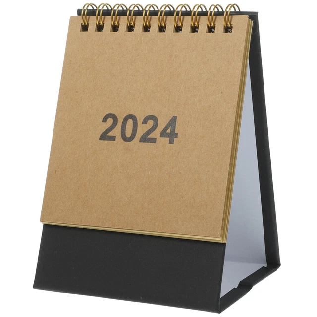 DAILY USE DESKTOP Tabletop Standing Calendar Small Desk Calendar For