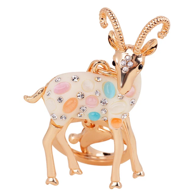 Anelli Portachiavi Strass Diamante Portachiavi Animale Ciondolo Decorazione Borsa a mano