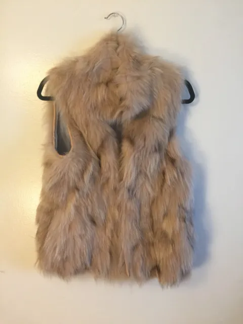 Band of Outsiders authentic Fox Fur Jacket size small 3