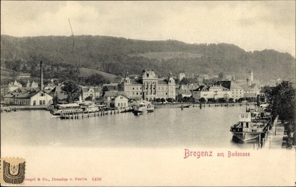 Ak Bregenz am Bodensee Vorarlberg, Totalansicht - 3877656