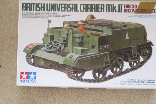 TAMIYA 1/35 BRITISH Universal Carrier MkII Model Kit New Sealed Inside