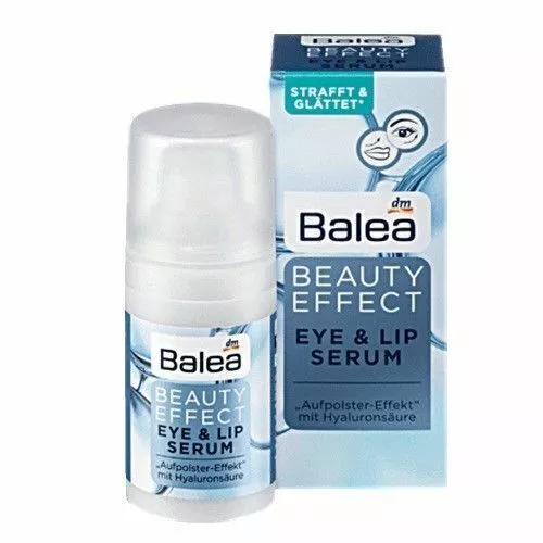 Balea Beauty Effect Suero para ojos y labios/ácido hialurónico...