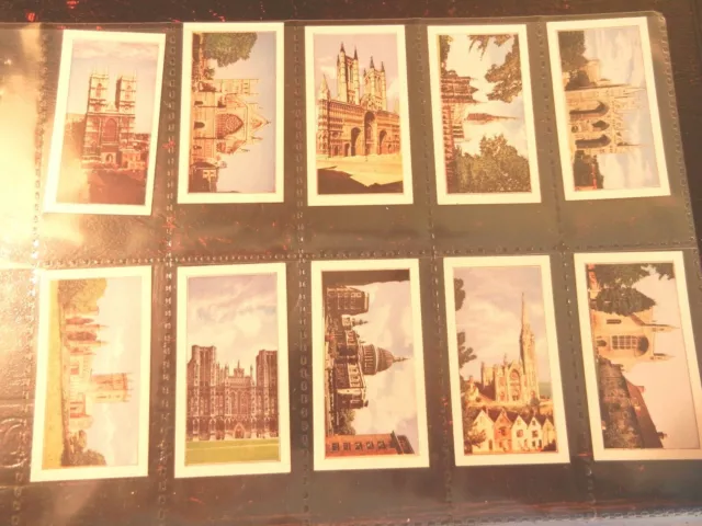 1954 ReddingsTea CATHEDRALS OF GREAT BRITIAN Westminster Trading set 25 cards