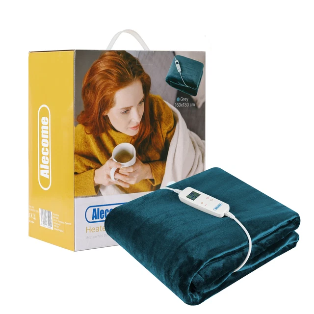 ZANUSSI ELECTRIC HEATED Blanket Double with 9 Heat Settings and Timer,  ZEDB7002 £64.99 - PicClick UK