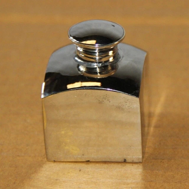 Sifflet vintage ACME Thunderer en laiton nickelé avec chaîne