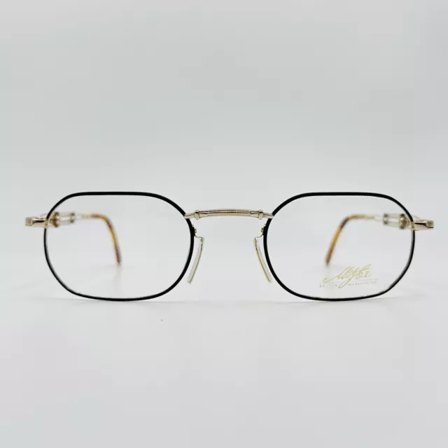 Metzler Lunettes Femmes Hommes Carré Noir Or Mod. 7330 290 Neuf