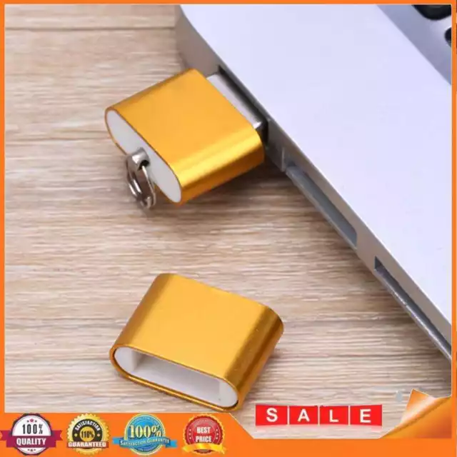 Mini Aluminium Alloy USB 2.0 T Flash TF Micro SD Memory Card Reader Adapter